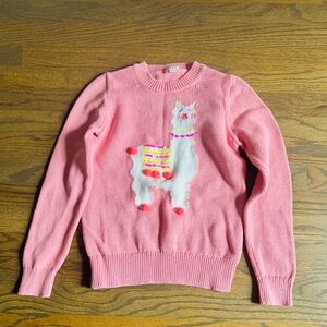 Crewcuts girls cotton sweater with sequence size 14